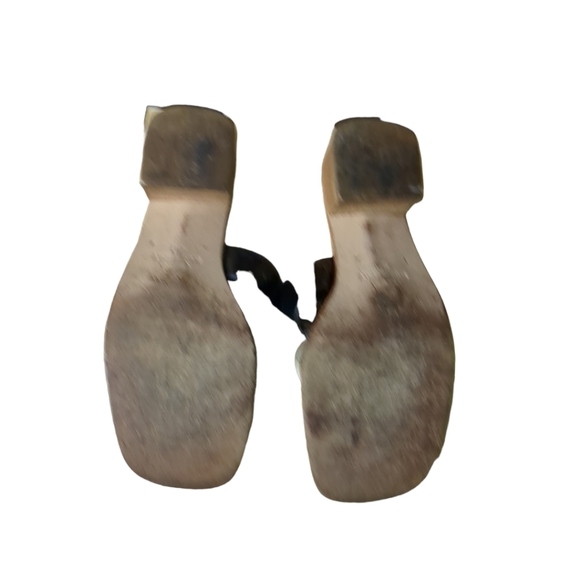 FABIOS PALM Beach Black Leather Sandals Size 40. - Picture 3 of 16